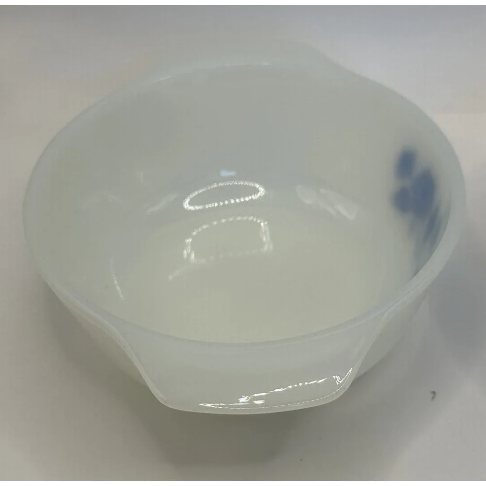 VTG Anchor Hocking Fire King Casserole Dishes Blue Cornflower Blue Set Of 2 12oz